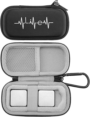 Vista 8 de Funda para AliveCor kardia Monitor de corazón móvil EKG/Wireless 6-Lead EKG, estuche de viaje Funda protectora Bolsa de almacenamiento Negro