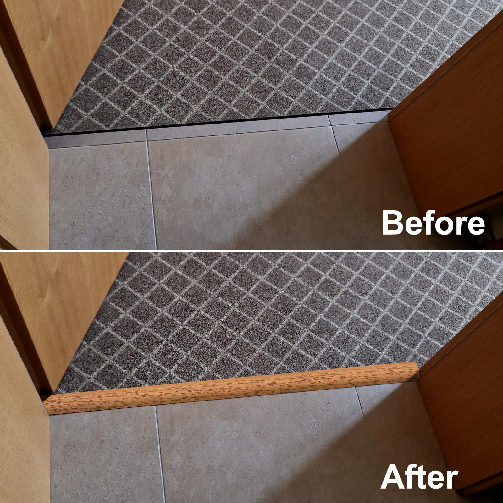 Snapklik.com : Floor Transition Strip Self Adhesive,Carpet & Flooring ...