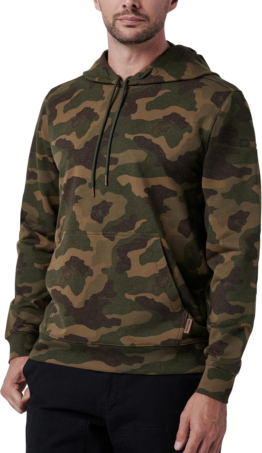 Lucky Brand Men's Men's Camo French Terry Pullover Hoodie