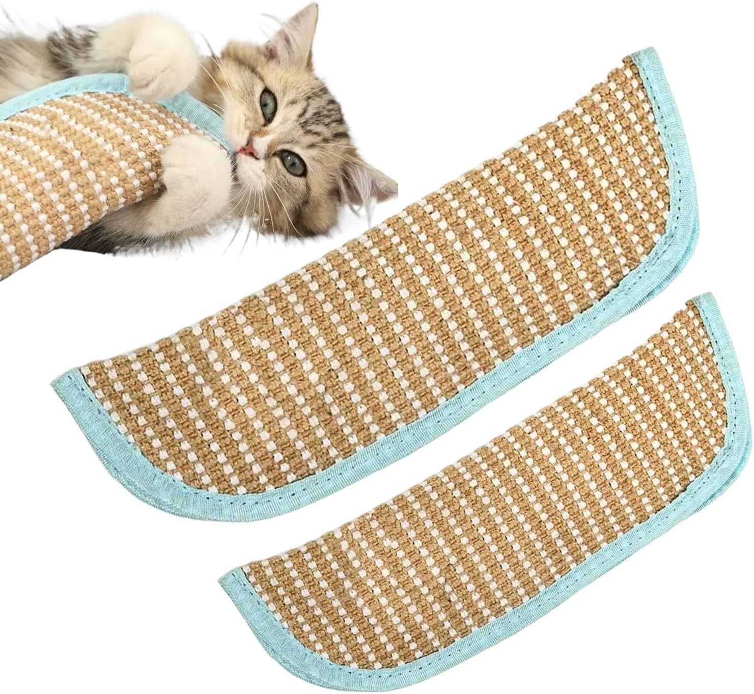 Cat Catnip Pillow - 2 Pieces Calming Companion, Cat Pillow Toys with Catnip, Interactive Pet Toy for All Breeds, Living Room, Study Room, Backyard, Garden, Indoor, Outdoor