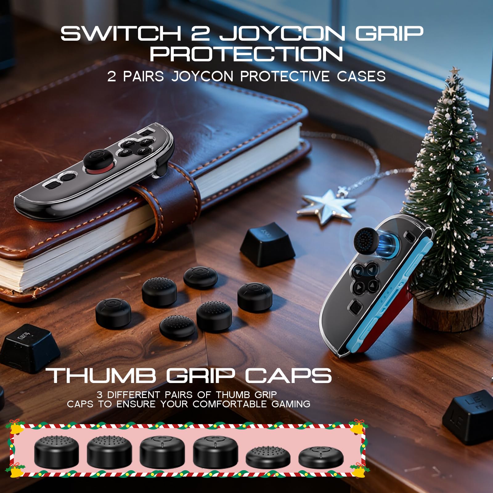 HEYSTOP Set di Accessori per Nintendo Switch 2 con Custodia da Trasporto Switch 2, Cover Protettiva Switch 2, Dock con Copertura Antipolvere Switch 2, Protezione per lo Schermo per Nintendo Switch 2