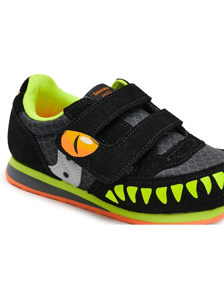 Black Saucony Jazz Hook & Loop Sneaker (Toddler/Little Kid)