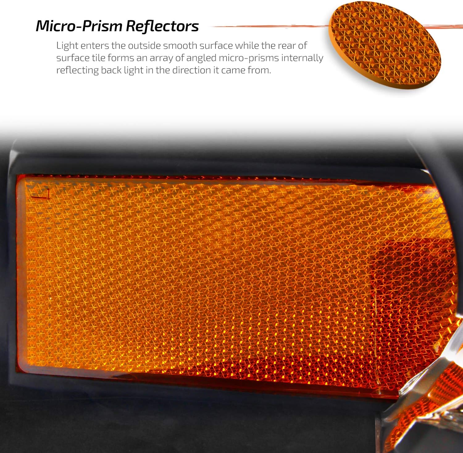 AKKON - For Ford Mustang Coupe Black Bezel Dual LED 2 in 1 Design Projector Headlights w/Corner Signal Lamps