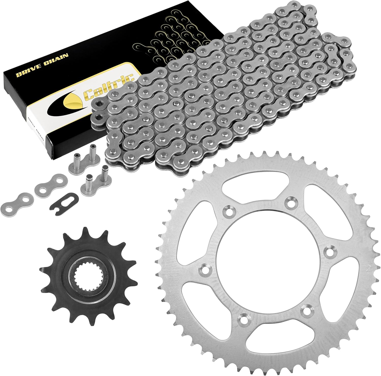 Caltric Drive Chain & Sprocket Kit Compatible with Honda Crf250X 2004-2016