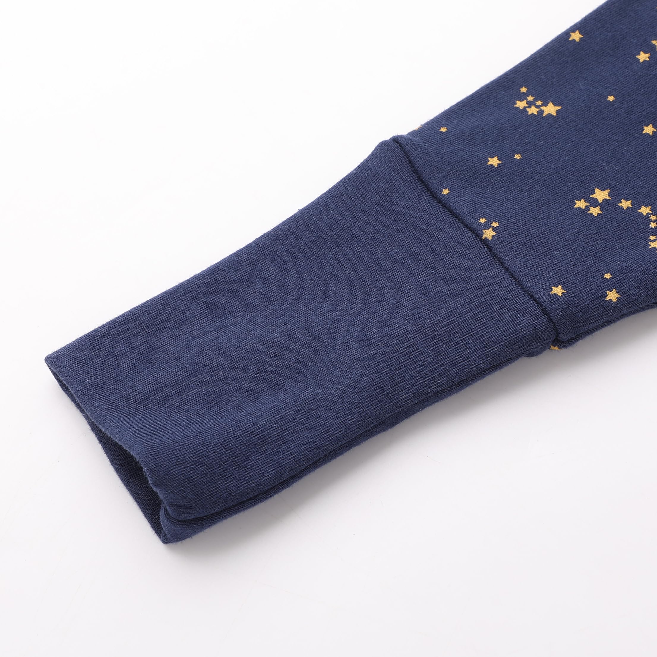 Owlivia 1.0 Tog 100% Organic Cotton Baby Sleeping Bag with Feet Toddler Sleeping Bags with Legs Sleeveless Wearable Blanket for All- Season Comfort(Starry Sky - Image 4