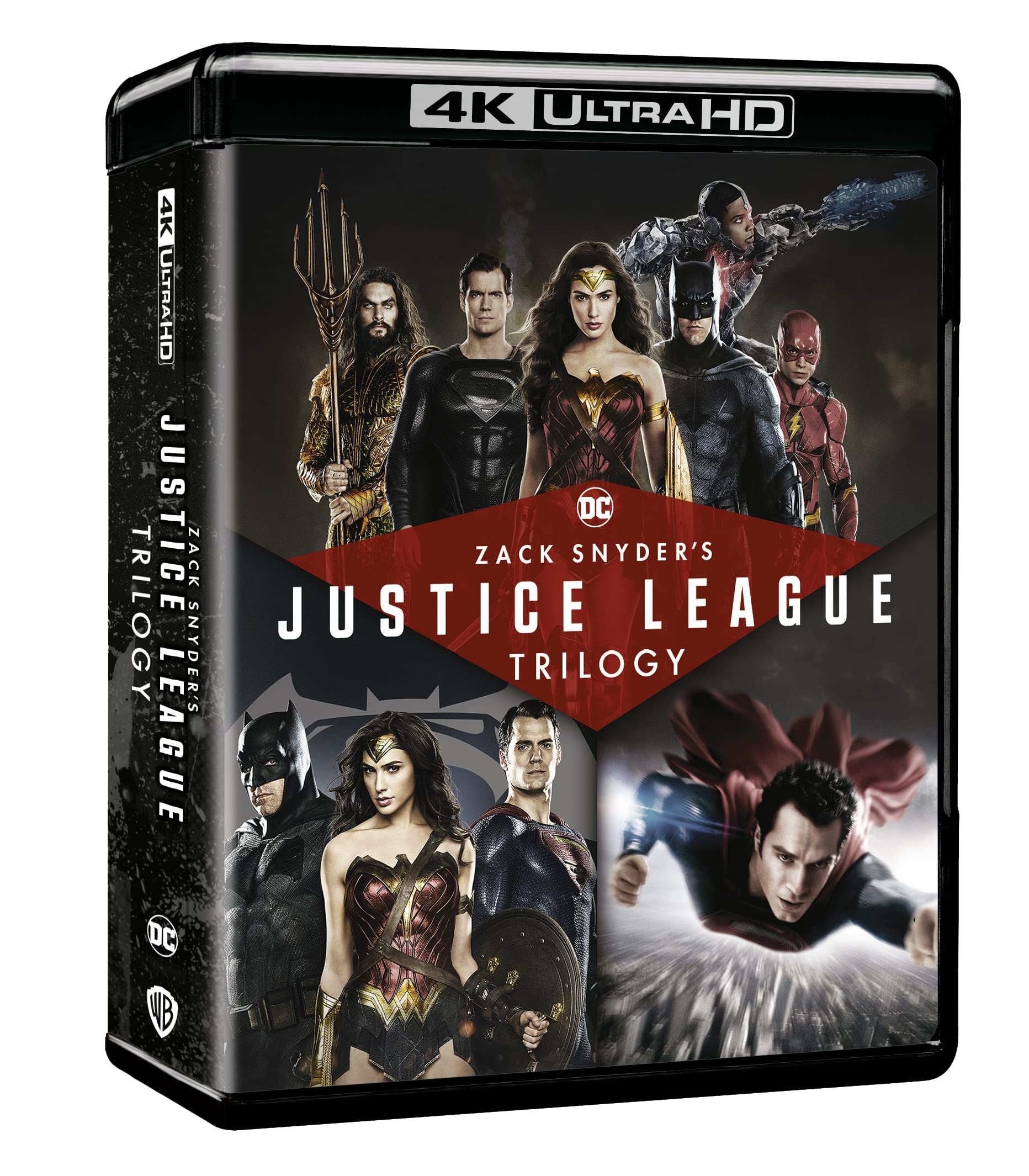 ZACK SNYDER'S JUSTICE LEAGUE TRILOGY VANILLA (4K Ultra HD + Blu-Ray)