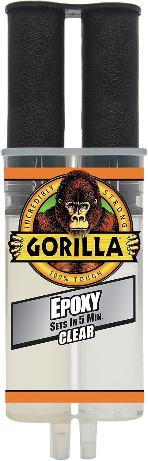 Nеw Arrіvаlѕ Gorilla 2 Part Epoxy, 5 Minute Set, .85 ounce Syringe, Clear, (Pack of 10) Tесh Dеаlѕ 🔥 Gorilla 2 Part Epoxy, 5 Minute Set, .85 ounce Syringe, Clear, (Pack of 10)