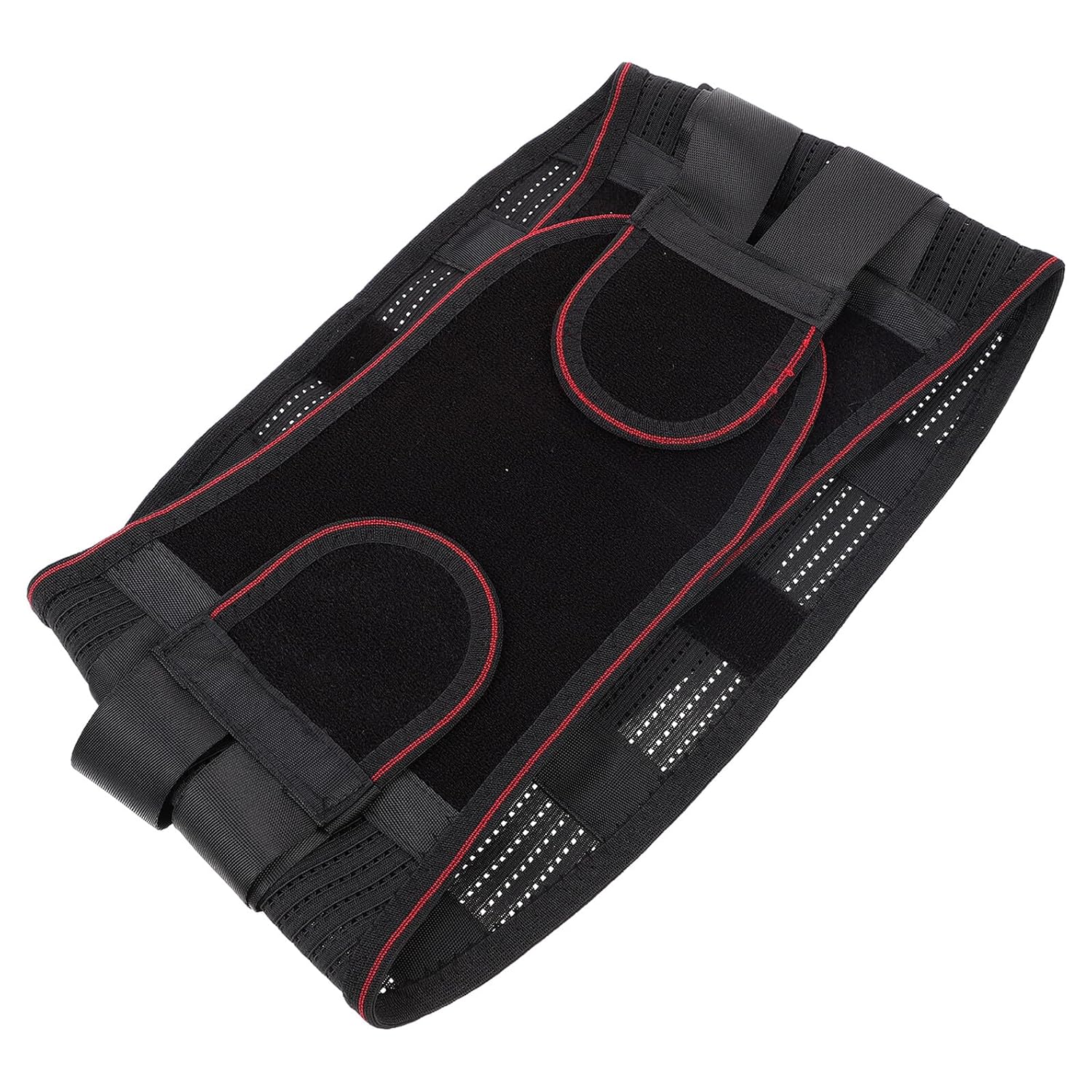 Lumbar Support Back Brace Belt for Women and Men Breathable Wide Waist Trainer with Steel Plate Support Comfortable Lower Back Brace for Relief and Postpartum Black