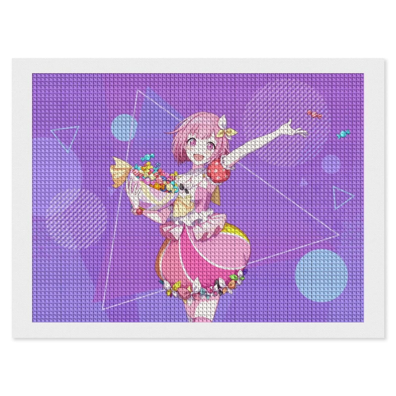 えぬ☆ダイヤモンドアートキット AM-439 [A4サイズ] ダイヤモンドアート キット 風景 額縁印刷