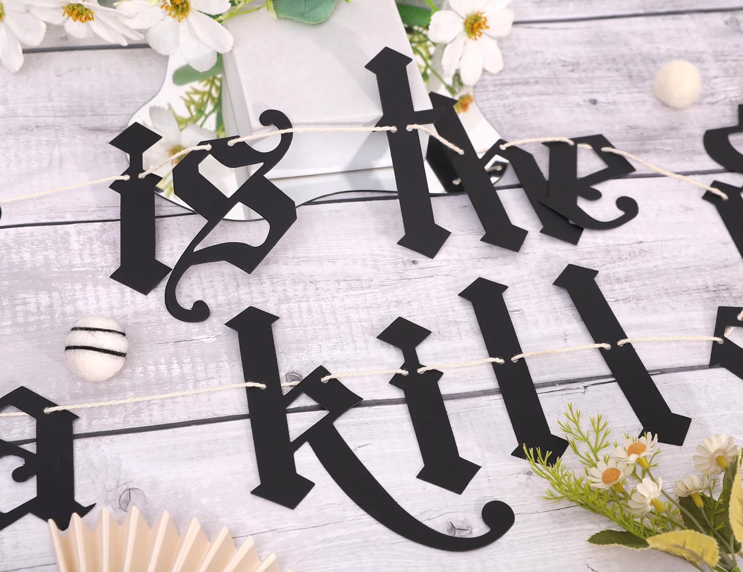 This is the Party of a Killer Banner, Thriller Mystery Party Decorations