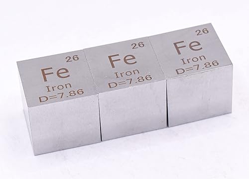 Miniatura 436 de Cubo de metal cobalto de 0.39 pulgadas (0.394 in) hasta un 99.9% puro elemento de tabla periódica de densidad grabada, colección de bloques