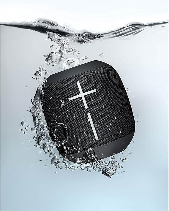 Logitech ULTIMATE EARS WONDERBOOM Super Portable Waterproof Bluetooth Speaker - Phantom Black (Renewed)