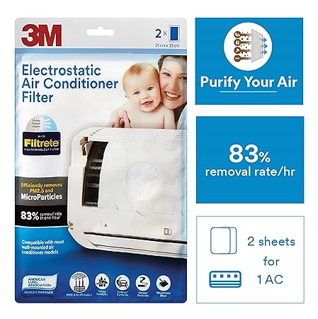 3M Non-Woven Fiber Electrostatic Air Purifying Filter for Split AC
