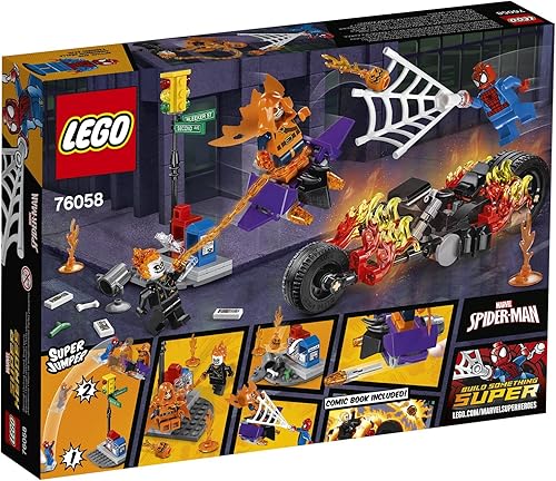 Miniatura 3 de Juguete de Spiderman Lego, de Marvel Super Heroes Spider Man: Ghost Rider Team-up 76058