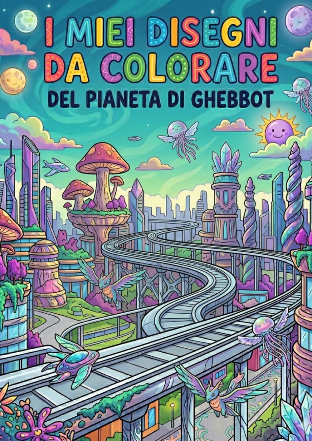 I miei disegni da colorare del pianeta di Ghebbot