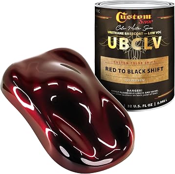Red to Black Shifting Automotive Paint by Custom Shop