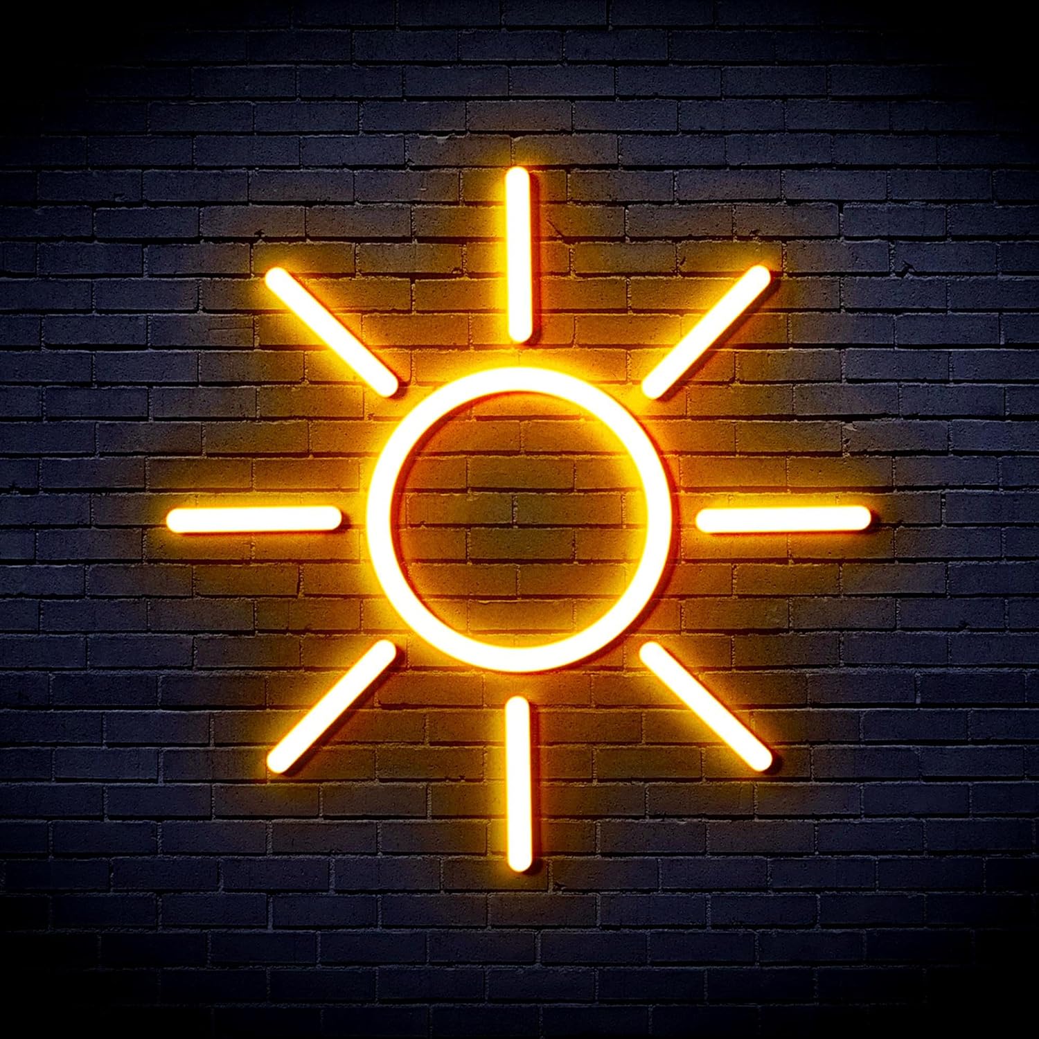 ADVPRO Sun Bright Room Decoration Flex Silicone LED Neon Sign - Golden - st16s33-fnu0012-e