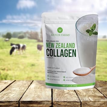 Antler Farms New Zealand Collagen Powder - Grass Fed, Unflavored, 1 lb