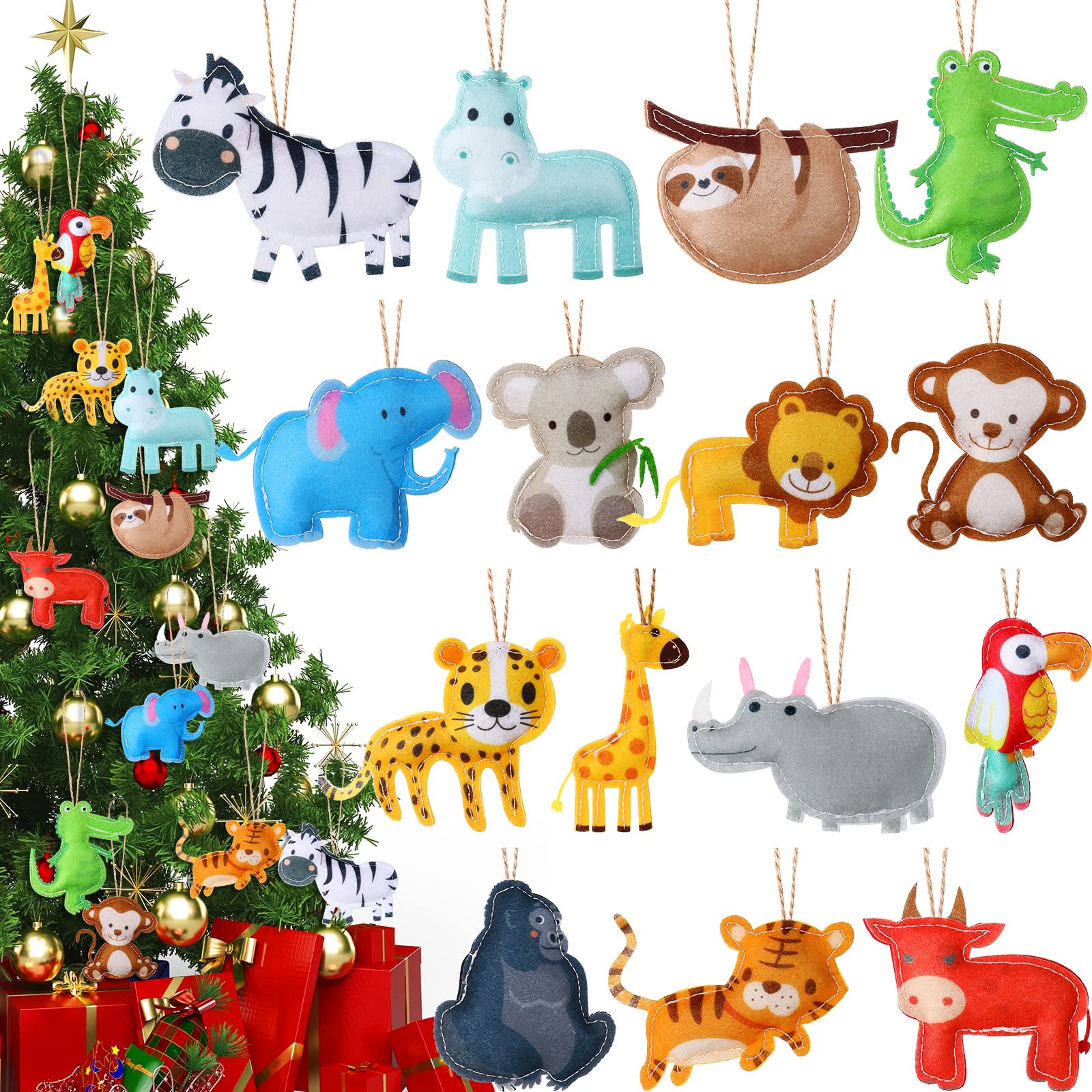 Décoration de sapin de Noël en feutrine : la solution incassable pour protéger vos enfants