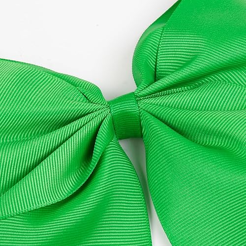 Miniatura 6 de Pinzas de lazo para el pelo rosa, lazos grandes de 8 pulgadas, lazos rosas grandes para niñas y mujeres, lazos de animadora, lazos de equipo de