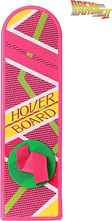 Fun Costumes Back to the Future Hoverboard 1:1 Scale Prop Replica with Authentic Sticker Detail and Strap