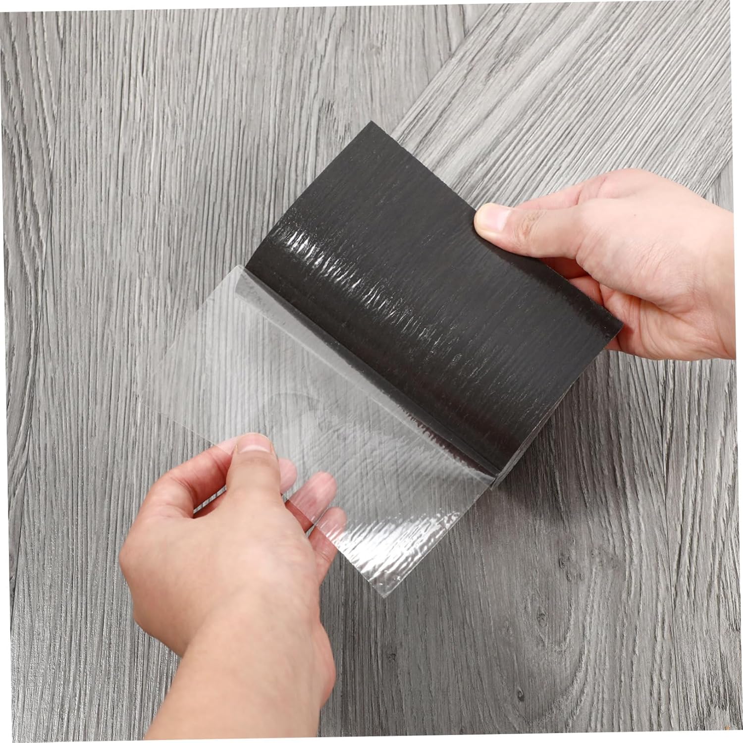 36pcs Self-Adhesive Floor Tiles Vinyl Stickers for Flooring Non- Look Design for Bedroom Living Room Office Spaces