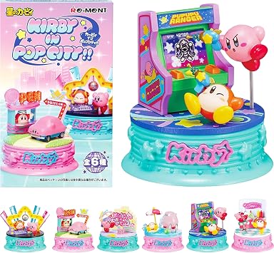 Hamee RE-Ment Blind Box - Kirby in Pop City Figurine Set - 1 Pc.