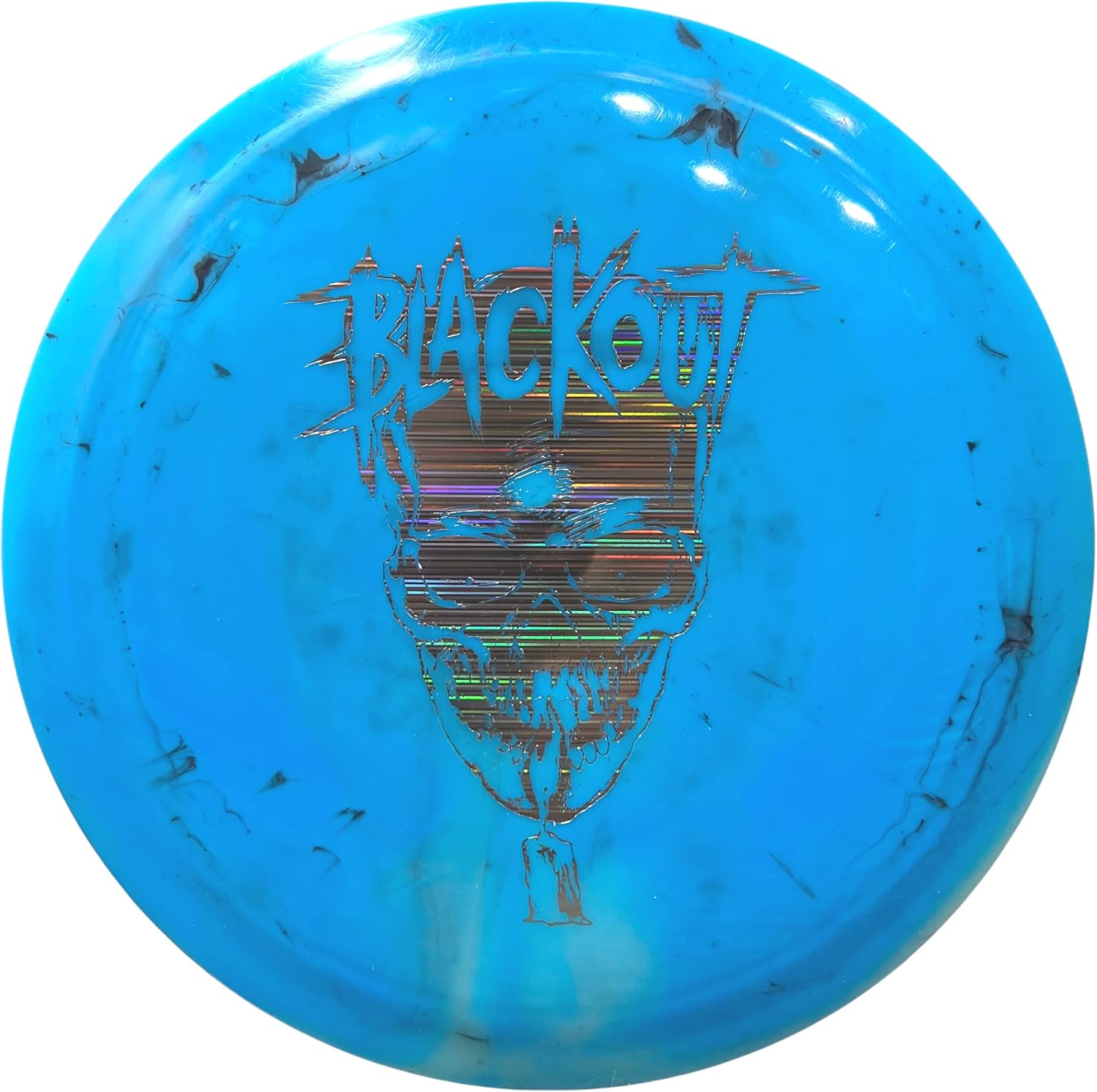 Blackout Disc Golf Fairway Driver | Semi-Glow Plastic | Precision Control with Ease