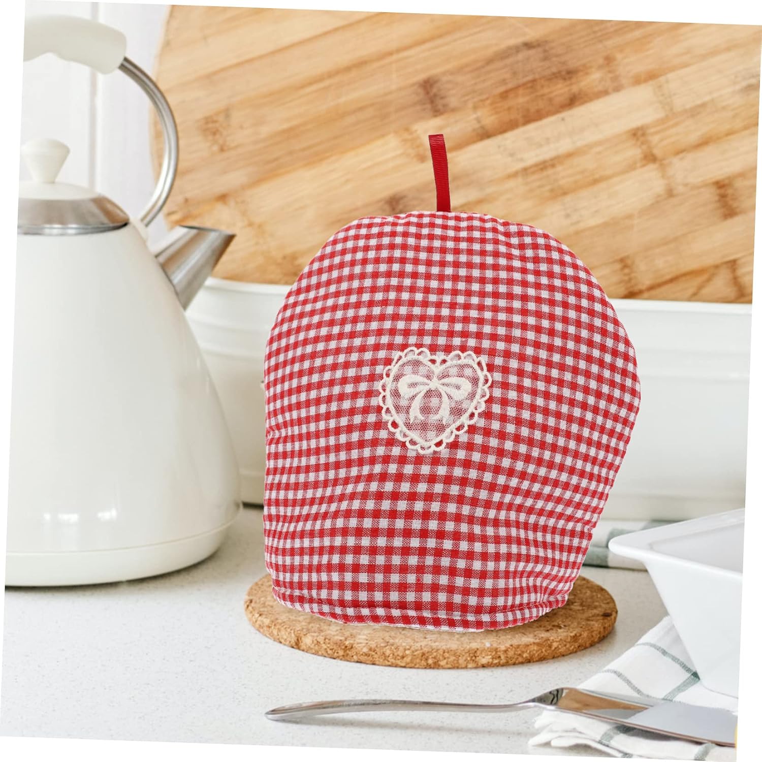 2pcs Insulated Tea Cozy Vintage Teapot Cover for Kettle Warmer Reusable Teapot Protector Stylish Printing