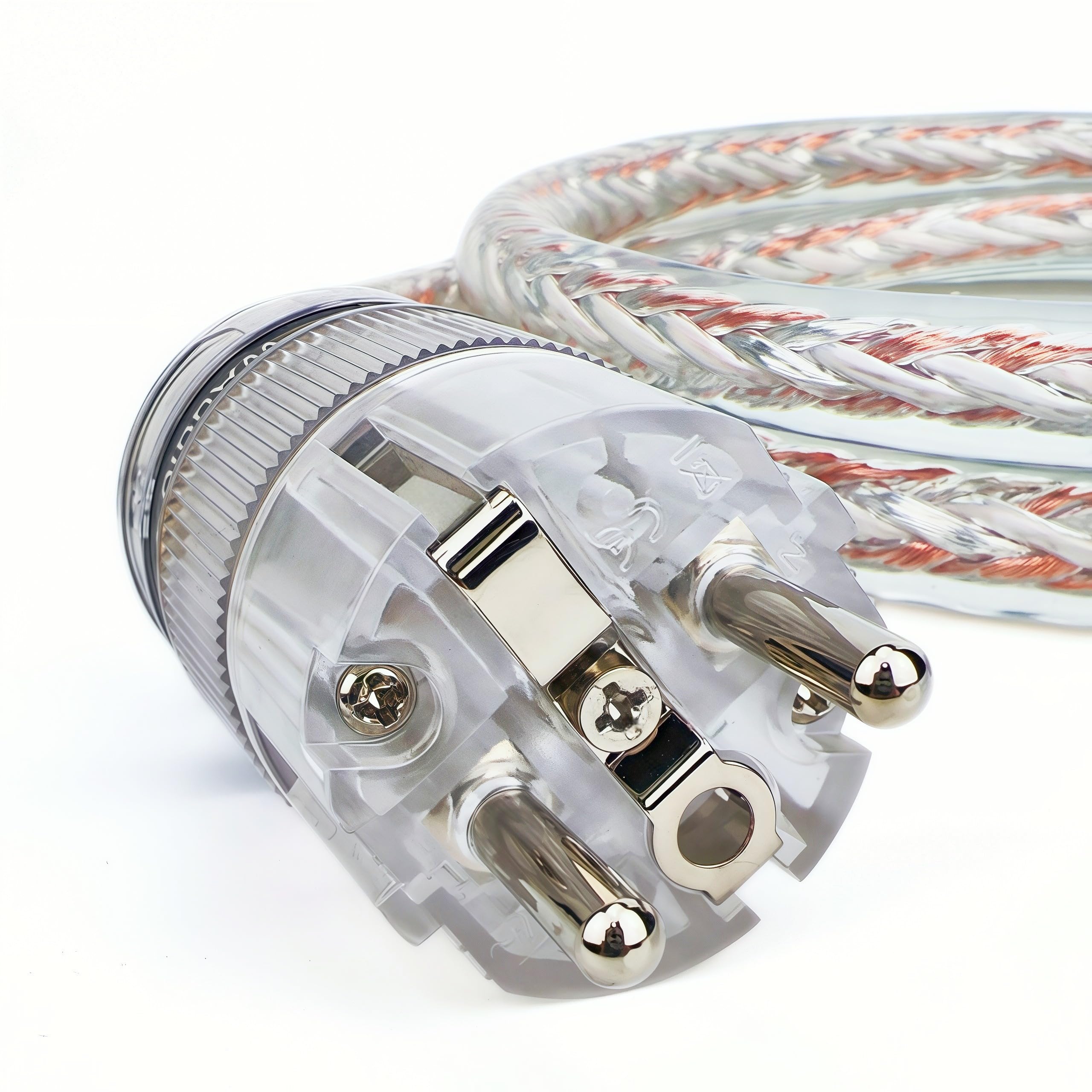 Cavo Di Alimentazione Audiofilo WAudio 10AWG - 1.5M Con Spina Schuko E IEC