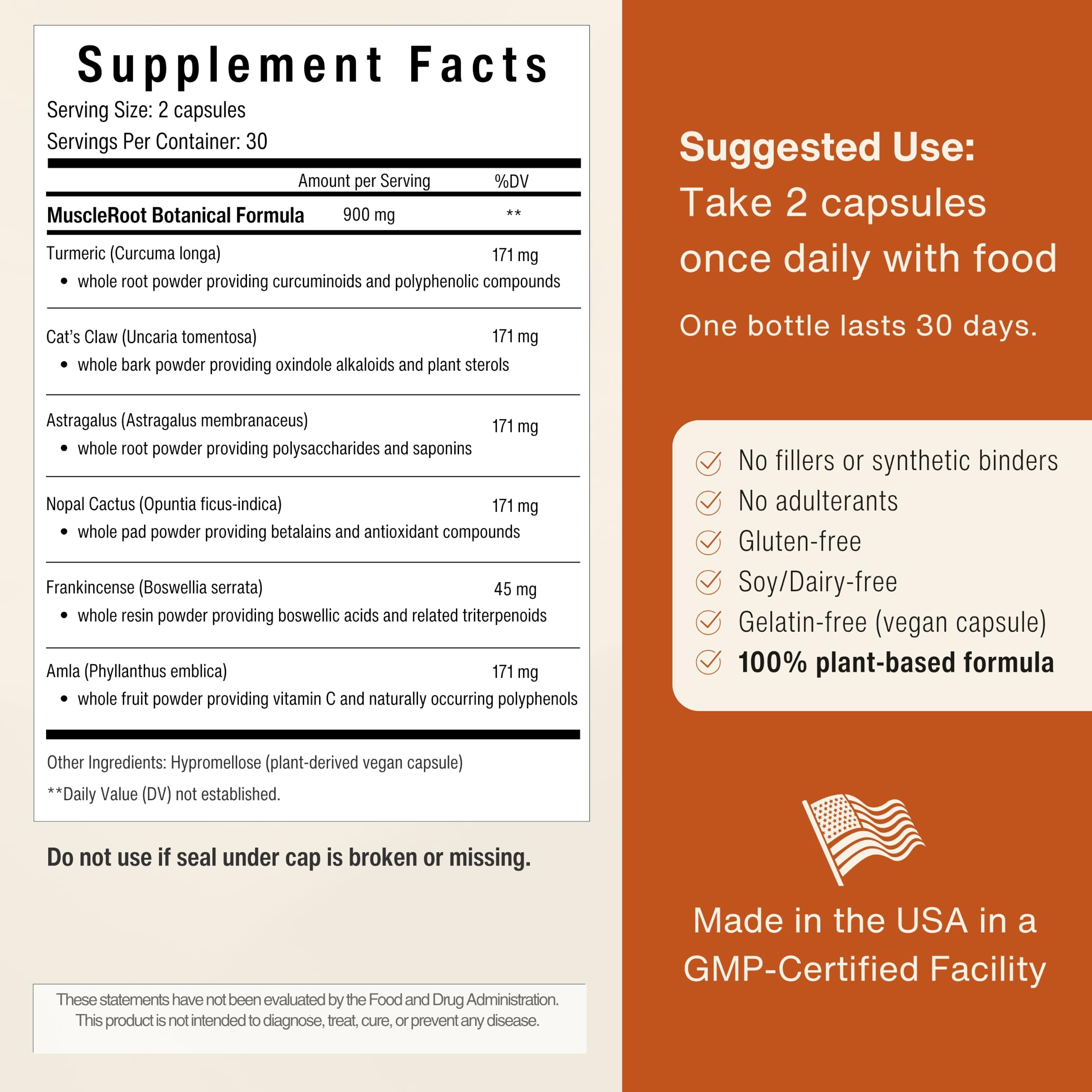 MuscleRoot | Inflammation Supplement for Joint Comfort & Mobility, 60 Caps — Amazon image 7