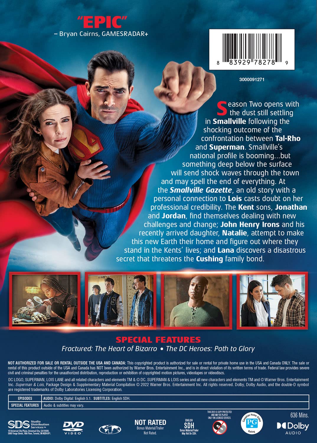 Buy Superman Lois: Season DVD Online Togo Ubuy