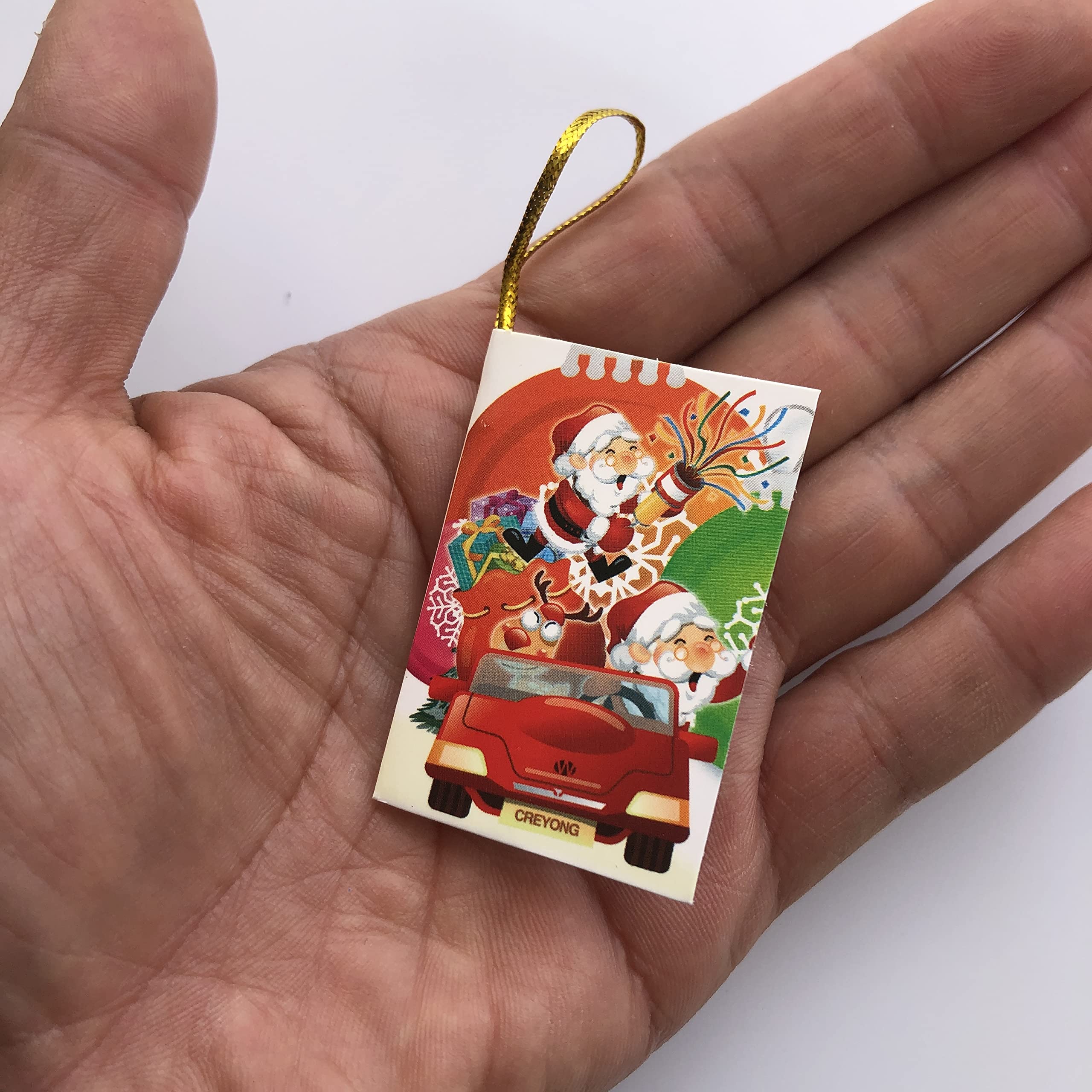 96 Mini Tarjetas de Navidad con difrentes dibujos,HC Enterprise