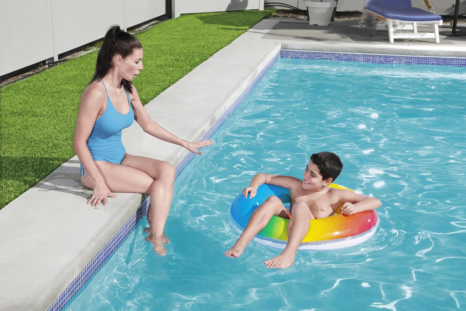 Bestway, Bóia Circular Infantil de 91cm de diâmetro para