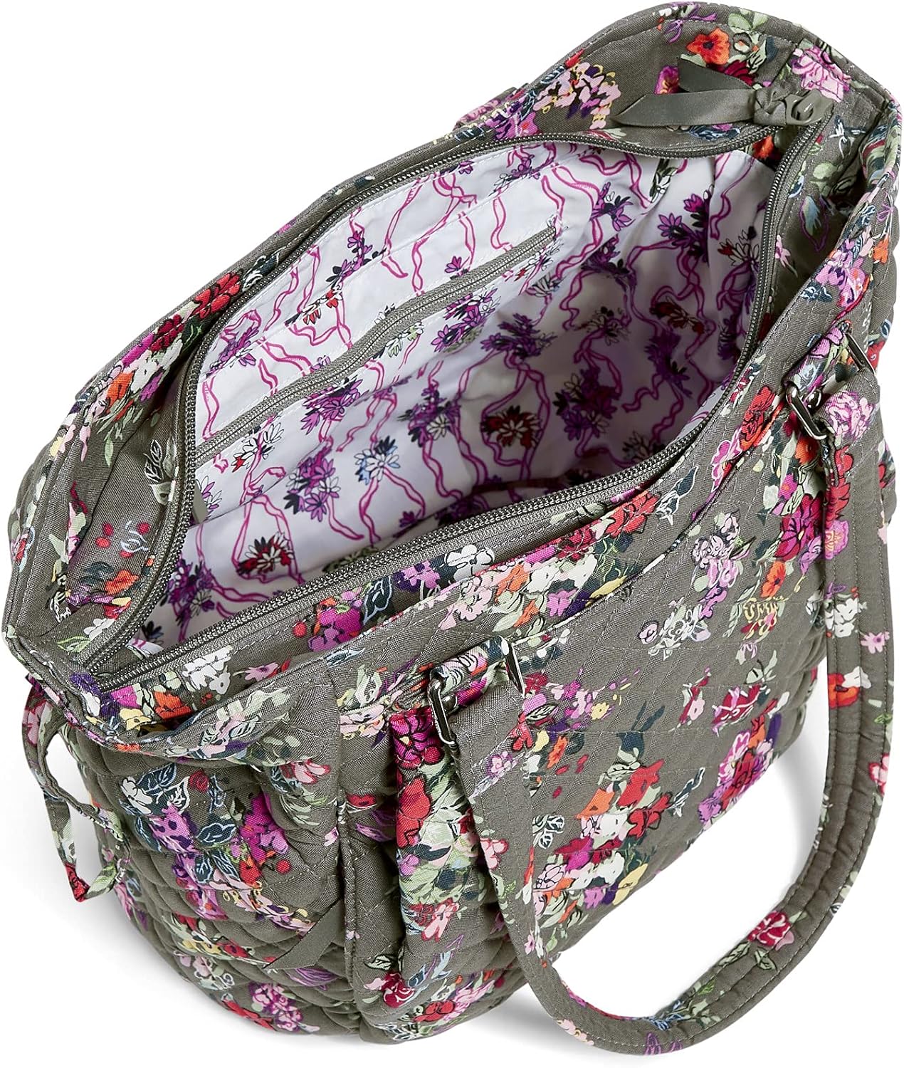 Vista 3 de Vera Bradley Cotton Glenna Satchel Purse