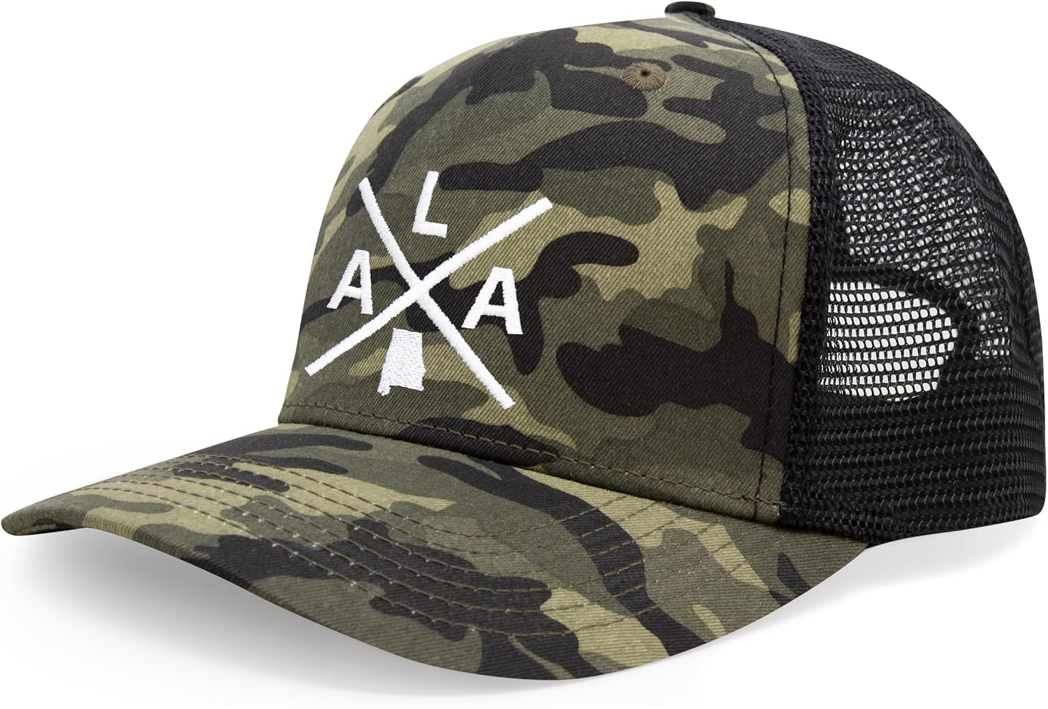 International Tie State City Hat for Men and Women, Snapback Trucker Baseball Cap with Embroidered Cross Logo