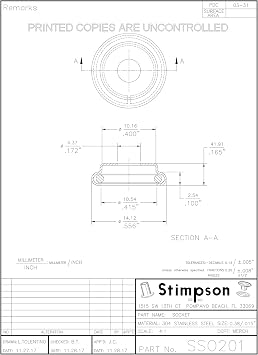 Stimpson SS24SS100 Snap Set Stainless Steel with Plain Stud Reliable, Durable, Heavy-Duty 24-Line Set (100 Sets)