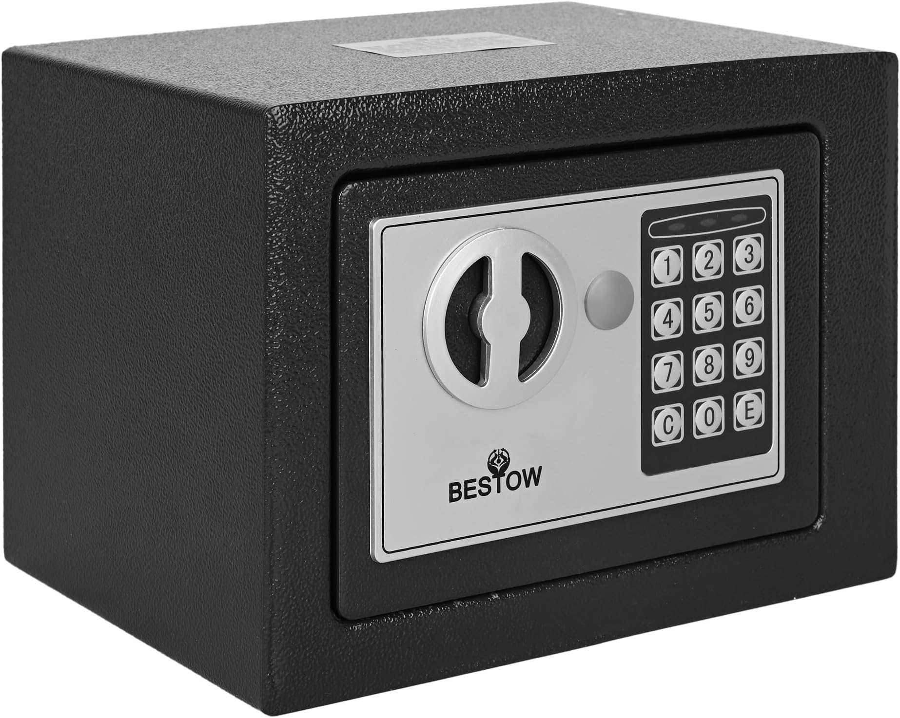 Digital Safe Locker Lock Box Storage Box For Home & Office For Jewellery Money Valuables Goods (Black, 6.2 Liter)