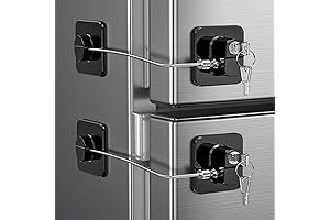2 Pack Refrigerator Door Lock, Child Proof Fridge Lock for Securing Your Home