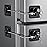 2 Pack Refrigerator Door Locks, Child Proof Fridge Lock for Kitchen Freezer, Cabinets and Drawers, Air Oven Air Fryer, Closets, Windows, Doors-No Tools Need or Drill (Patent)