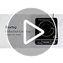 Duxtop Portable Induction Cooktop Burner, Induction Hot Plate with LCD Sensor Touch 1800 Watts, Silver 9600LS/BT-200DZ