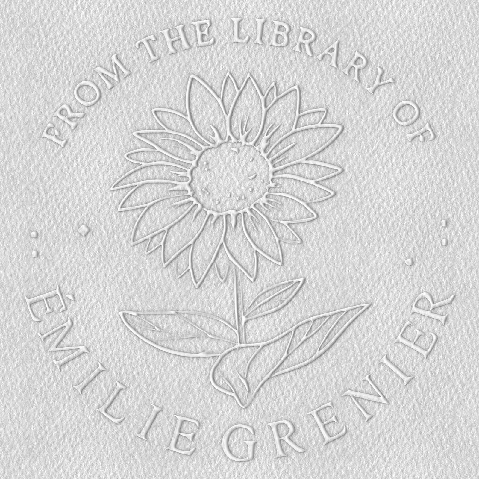 Prägestempel Personalisiert Buchpräger,Buchstempel Prägung Personalisiert mit Text Name,Personalisiert Book Embosser Geschenk für Bücher Bibliothek Umschläge