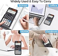 Vista 9 de OA-991ES Plus Scientific Calculator with Natural Formula Visualization Display 417 Functions Dual Power & Lightweight Design for High School