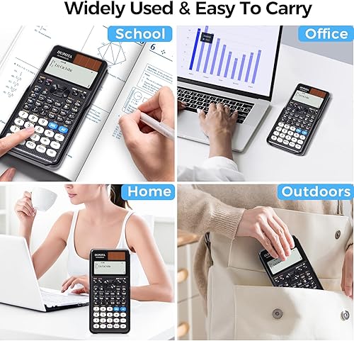 Miniatura 9 de OA-991ES Plus Calculadora científica con pantalla de visualización de fórmula natural 417 funciones, doble potencia y diseño ligero para estudiantes