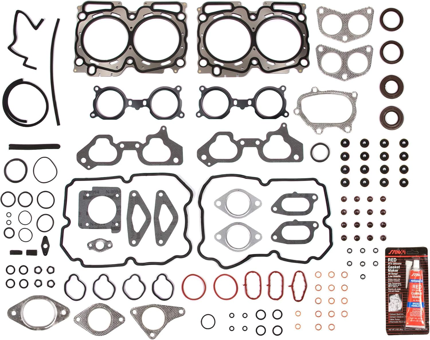 MA-4216909694 Head Gasket Set Compatible With/For 04-06 Subaru Baja Impreza Forester Outback TURBO 2.5 DOHC