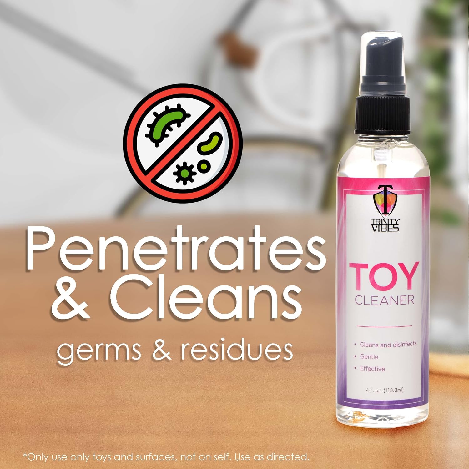 Toy Cleaner, 4 Ounce Bottle