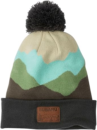 Subaru Knit Mountain Beanie Cap Hat WRX Sti Impreza Forester Outback Legacy Solterra Crosstrek BRZ New Green