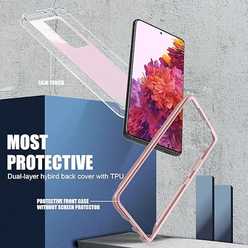 Miniatura 3 de Jeylly Funda para Galaxy S21 Ultra 5G, delgada y elegante, cuerpo completo, a prueba de golpes, protección de silicona suave, color rojo baya