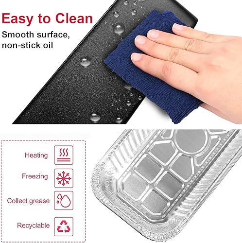 Vista 116 de Uniflasy Bandeja de grasa 69804 con bandeja de captura 67047 para parrillas de gas Weber Spirit serie 300, Spirit E310 E320 E330 S310 S320 S330