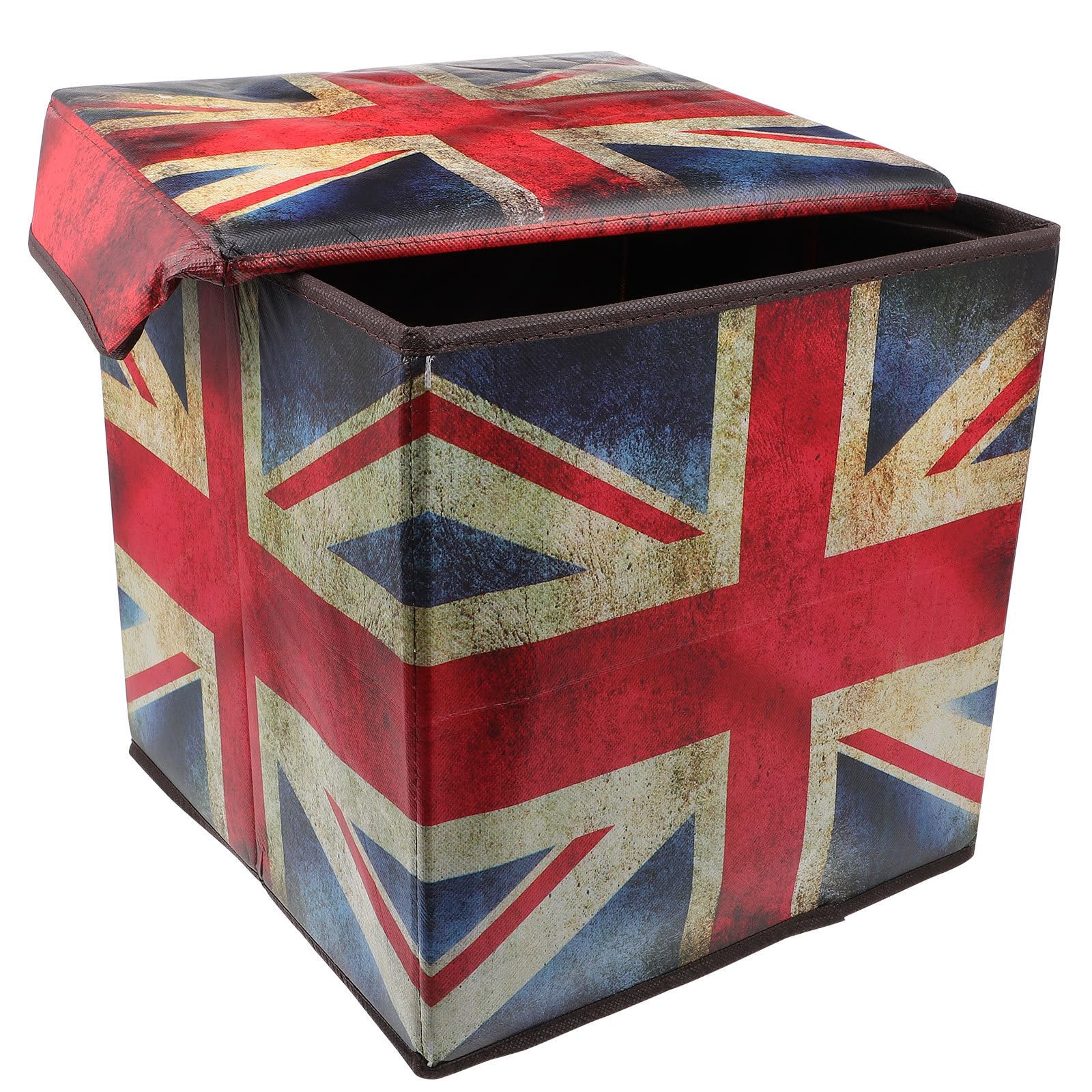 Boîte de rangement pour vêtements Union Jack : coffre déco vintage salon